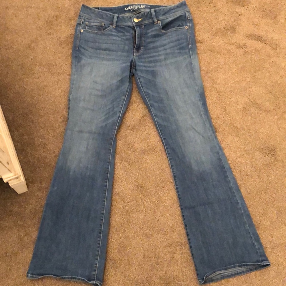 American Eagle jeans. Kick boot super stretch. Size 14 long
